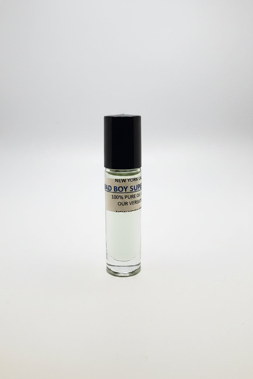 Perfume Body Oil Inspired by Carolina Herrera Bad Boy Superstar