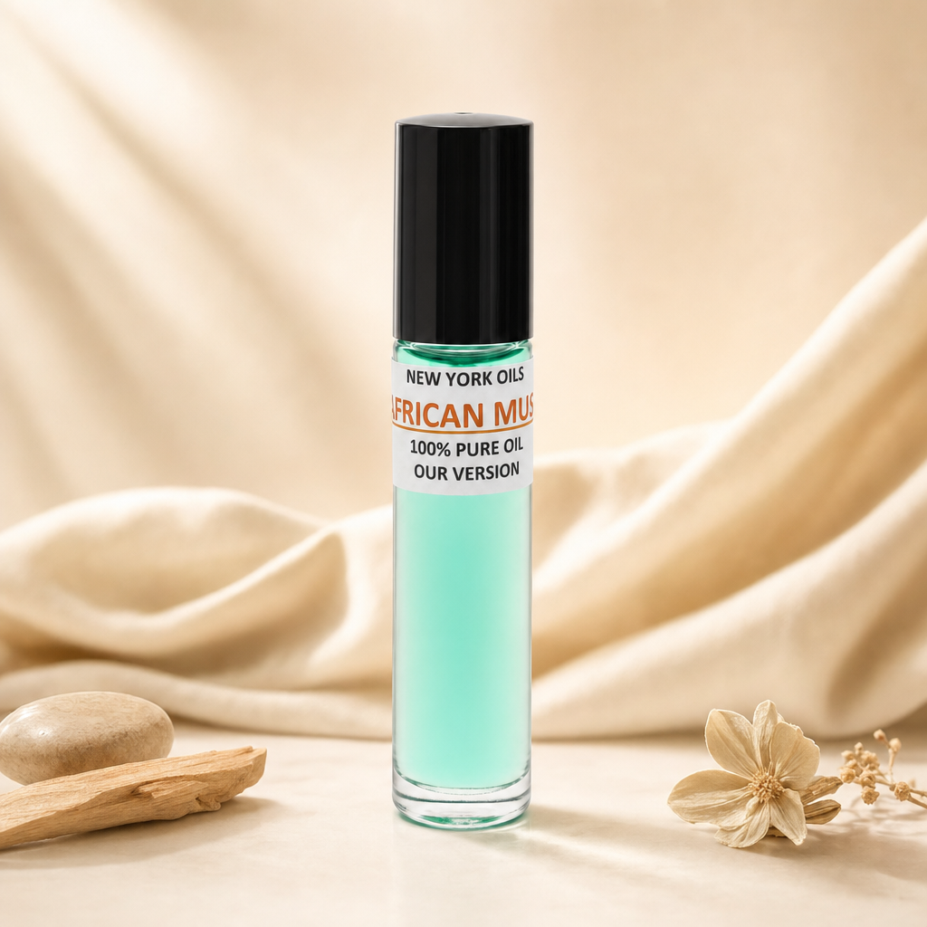 Green African Musk Body Oil - Unisex refreshed ecommerce image