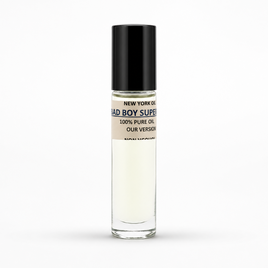 Perfume Body Oil Inspired by Carolina Herrera Bad Boy Superstar refreshed ecommerce image