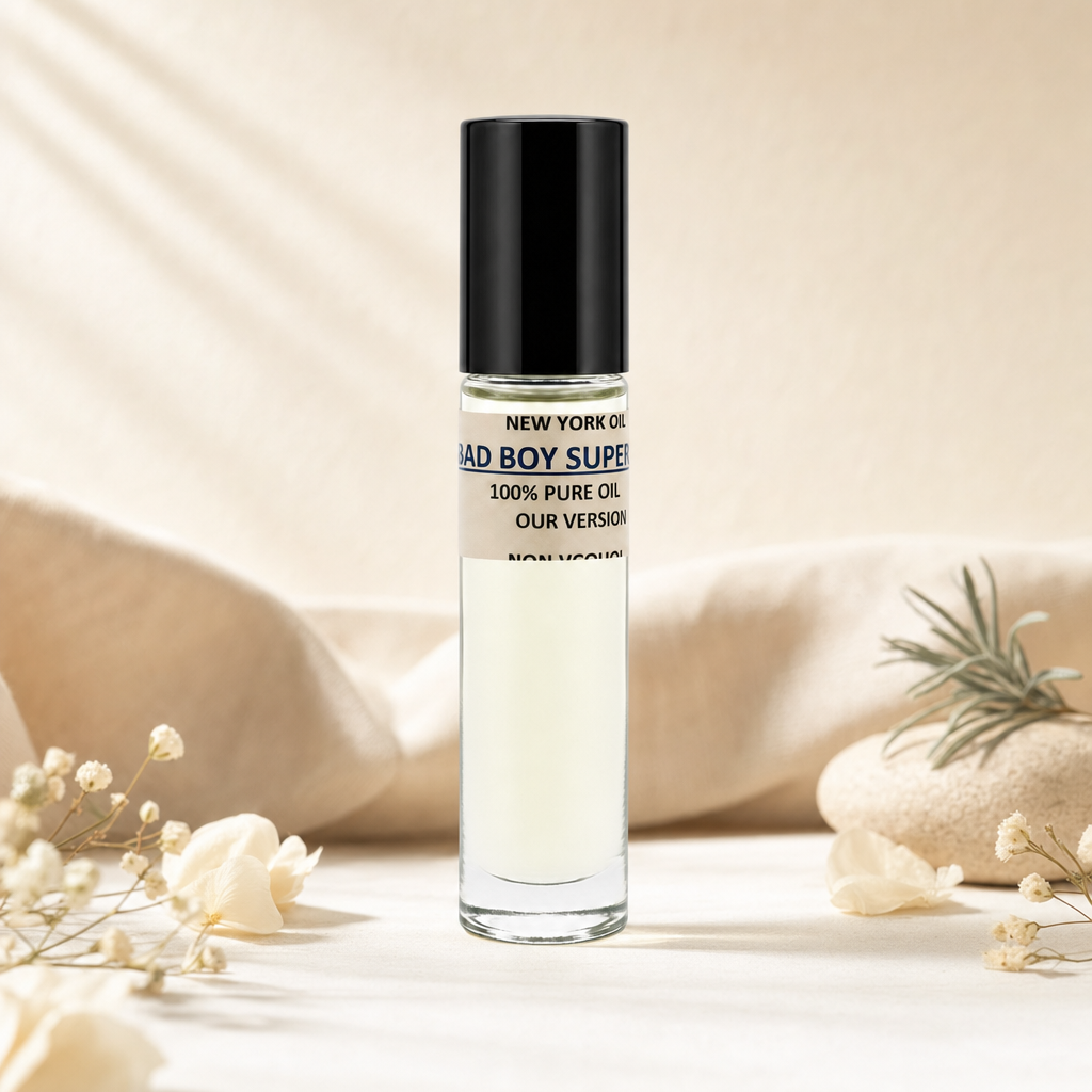 Perfume Body Oil Inspired by Carolina Herrera Bad Boy Superstar refreshed ecommerce image