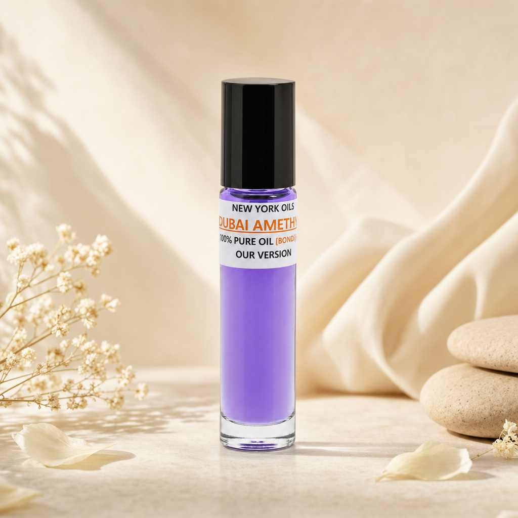 Perfume Body Oil Inspired by Bond No. 9 Dubai Amethyst - Unisex refreshed ecommerce image