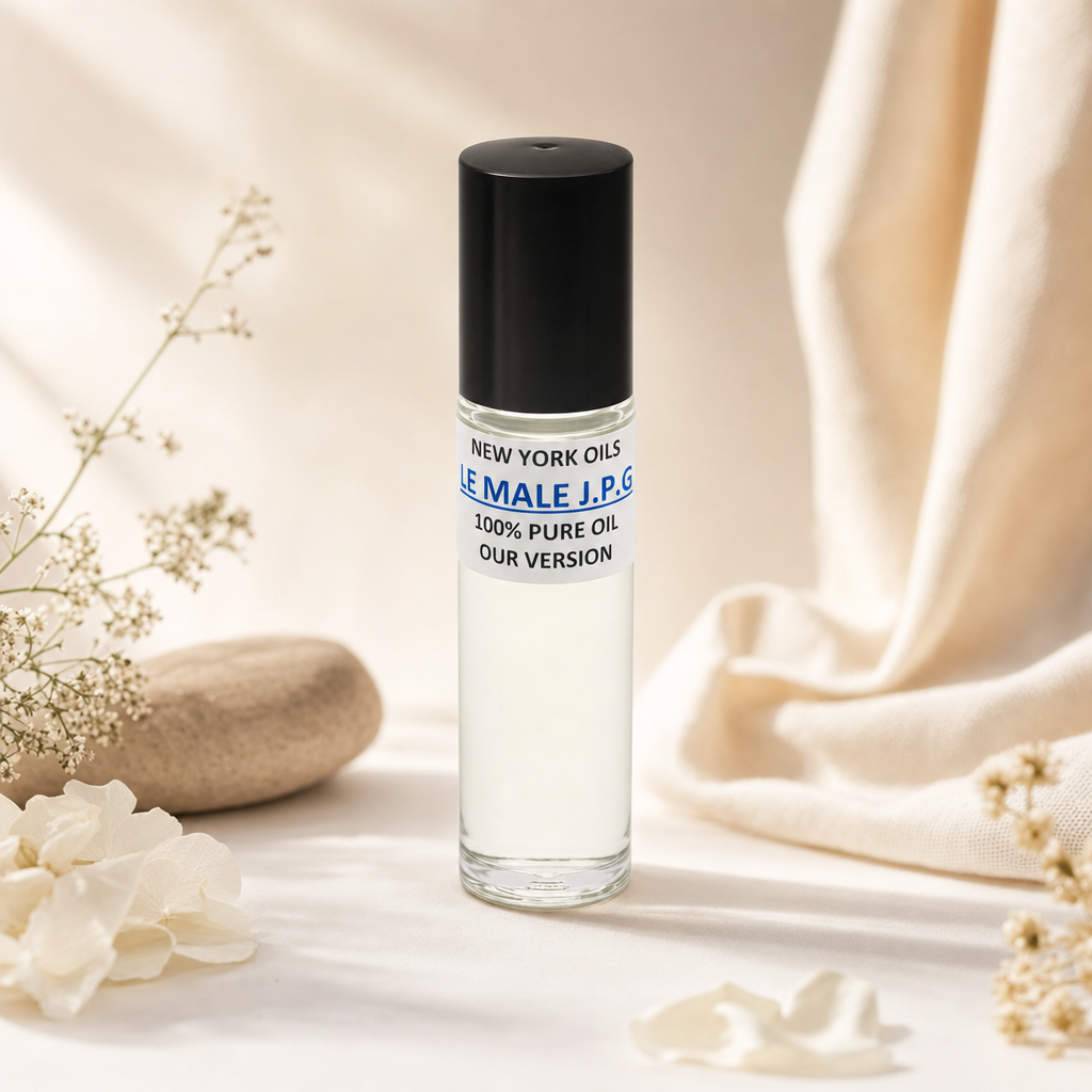 Perfume Body Oil Inspired by Jean Paul Gaultier Le Male refreshed ecommerce image