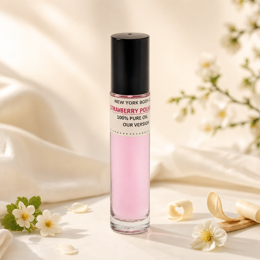 Perfume Body Oil by Bath & Body Works Strawberry Pound Cake refreshed ecommerce image