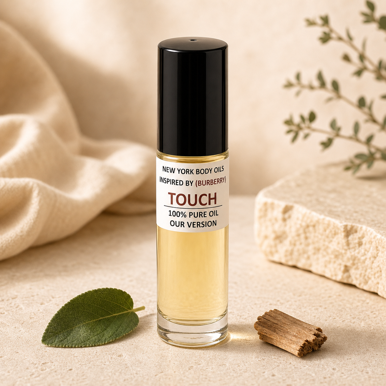 Perfume Body Oil Inspired by Burberry Burry Touch refreshed ecommerce image