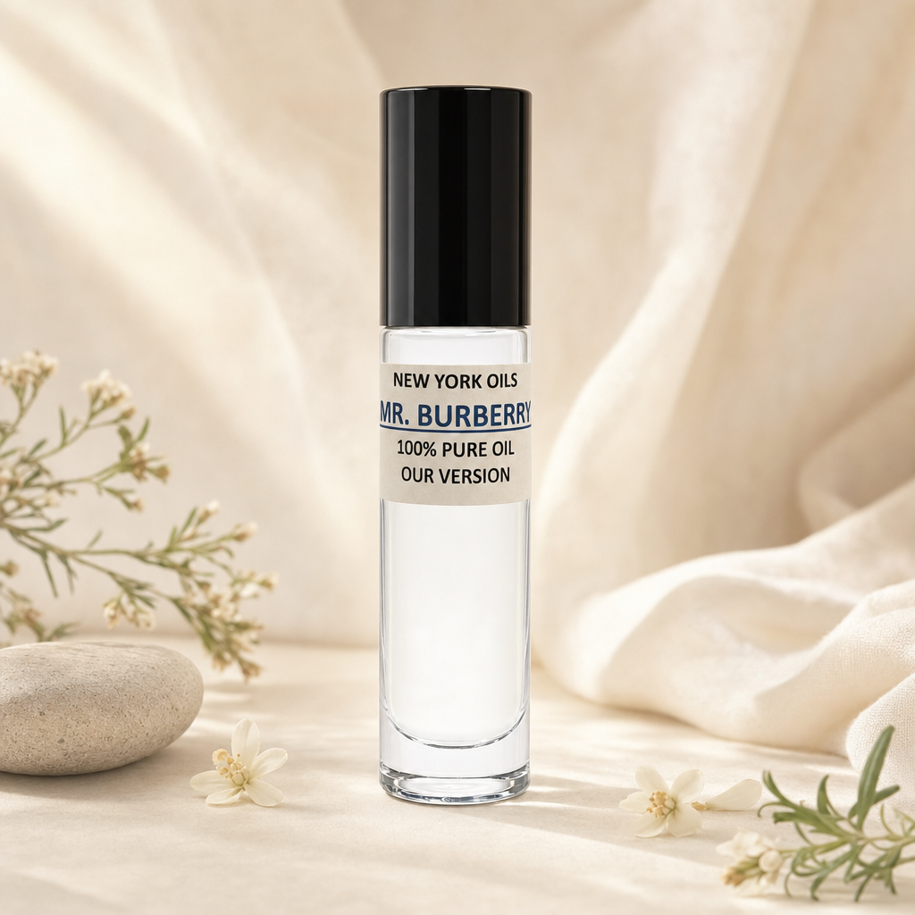 Perfume Body Oil Inspired by Mr. Burberry for Men refreshed ecommerce image