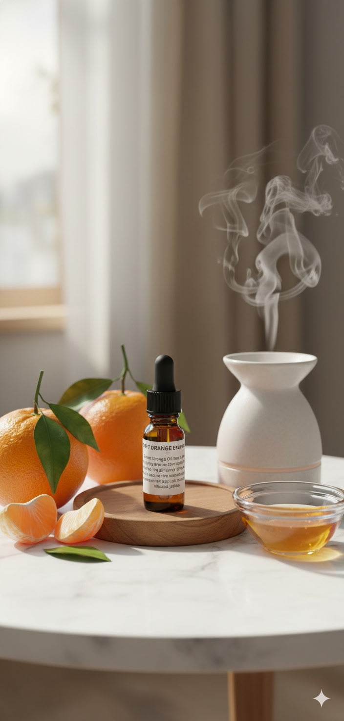 SWEET ORANGE ESSENTIAL Oil Citrus Sinensis